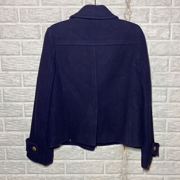 MSRP $375 J.Crew Wool Coat Women's Size 6 - Picture 6 of 10